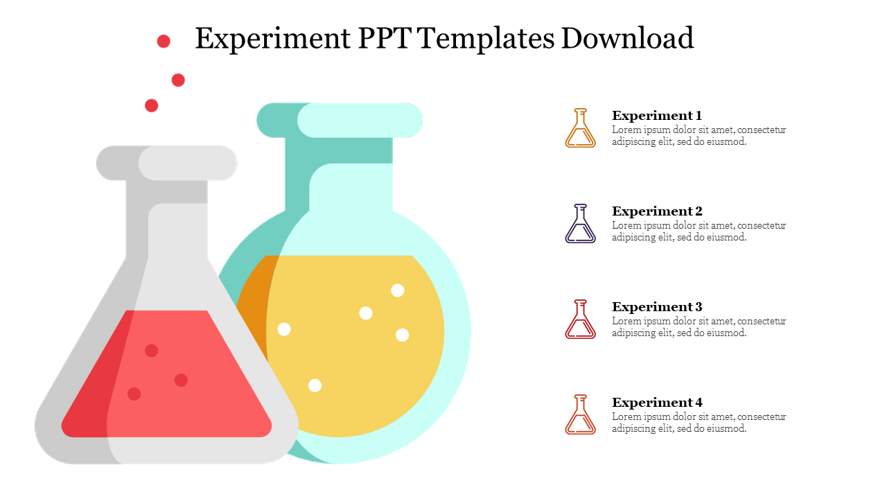 Experiment PPT Templates Free Download